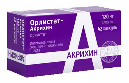 Таблетки для похудения орлистат-акрихин