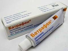 Батрафен крем для лечения грибка на ногах