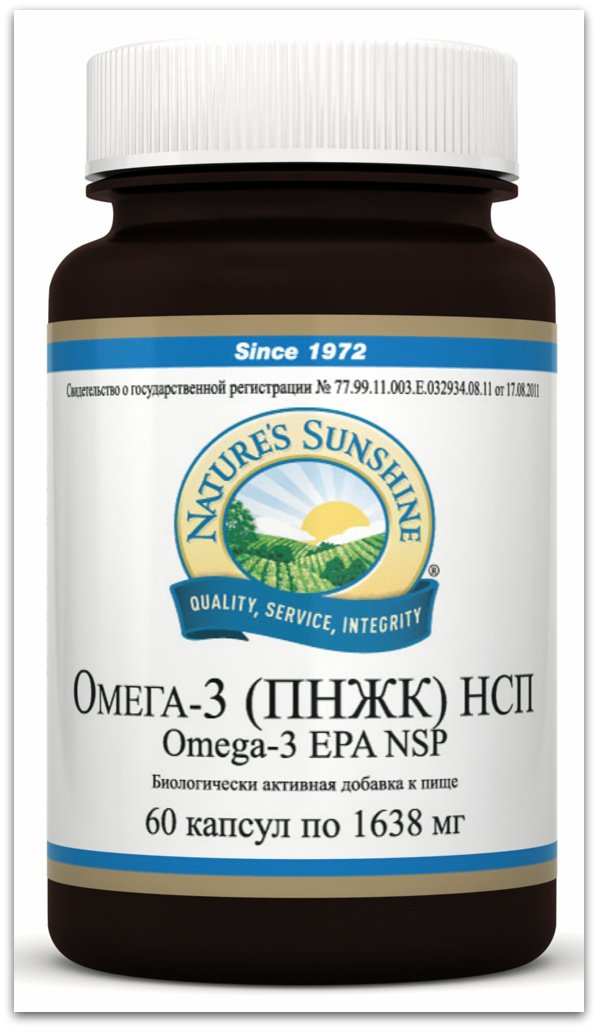 Omega 3 EPA - Рыбий Жир в Капсулах от НСП