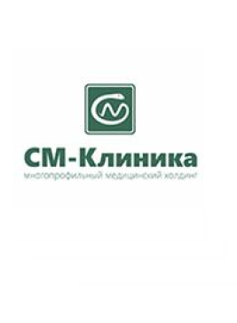 логотип СМ-Клиника на ул. Маршала Захарова