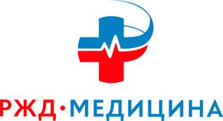 логотип РЖД-Медицина на Волоколамском шоссе