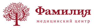 логотип Медицинский центр Фамилия на Курбатова