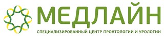  логотип Медлайн центр проктологии и урологии